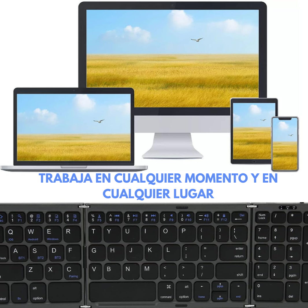 Teclado Plegable Inalámbrico